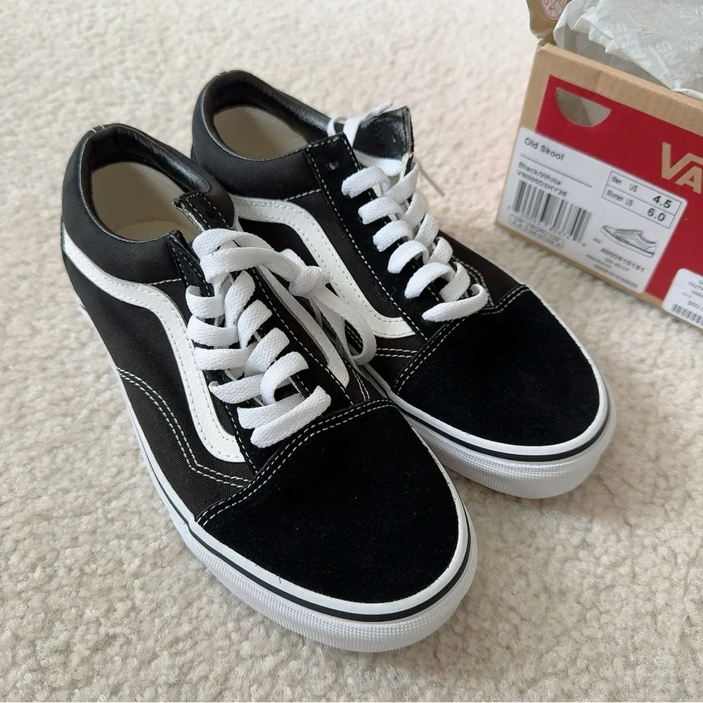 【NEW】Vans Old Skool Shoes - B4.5/W6 - Picture 7 of 9